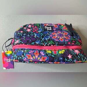 French Bull Floral 2 compartment Cosmetic Bag - Multicolor
